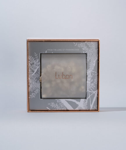 Luban edible resin packed in a box