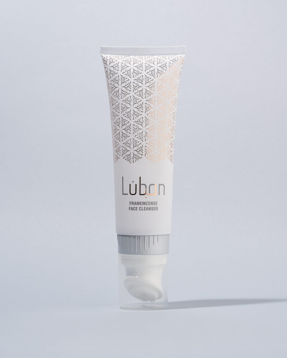 Frankincense face cleanser in a tube