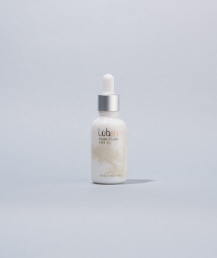 Frankincense face oil bottle