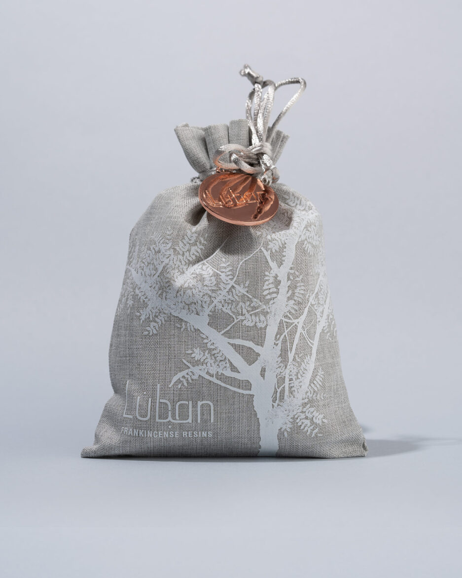 Frankincense resins in a packaged bag