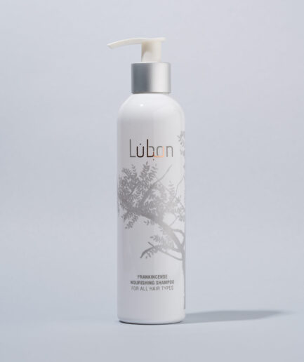 Frankincense nourishing shampoo bottle
